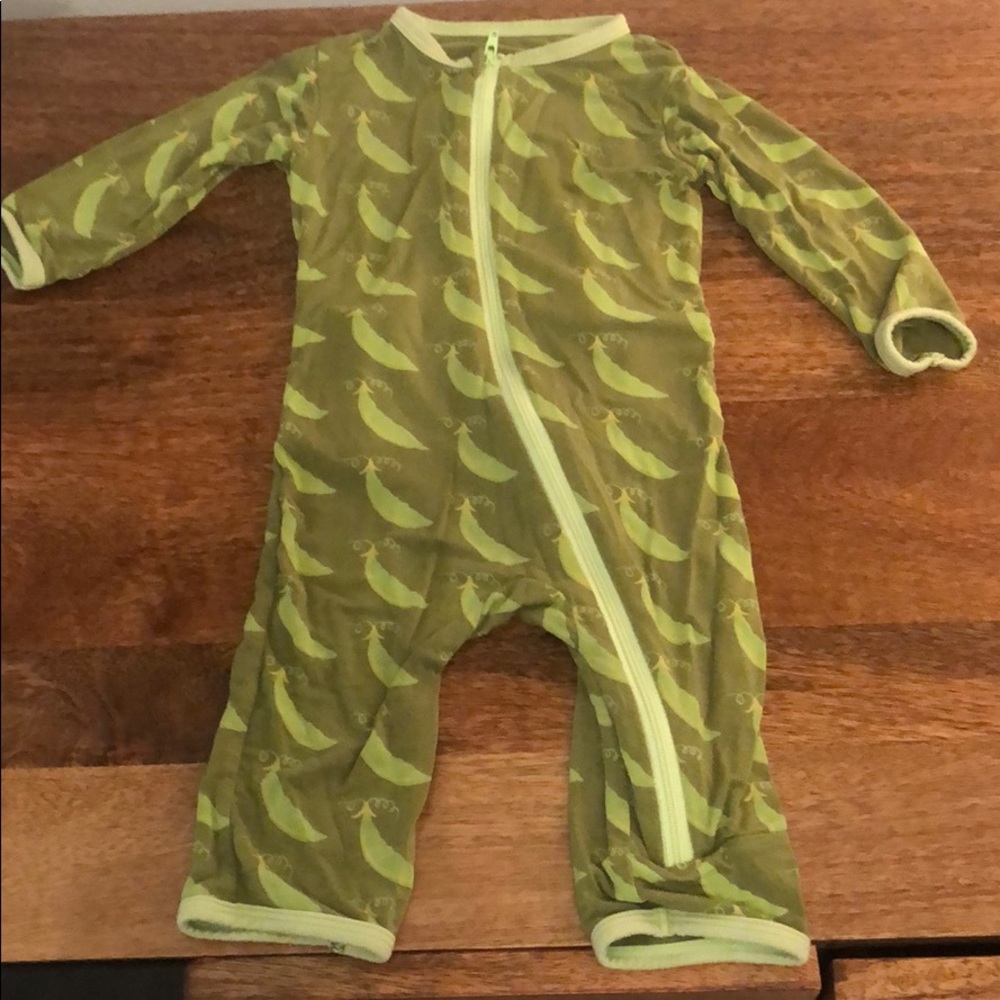 Kickee Pants coverall with zipper